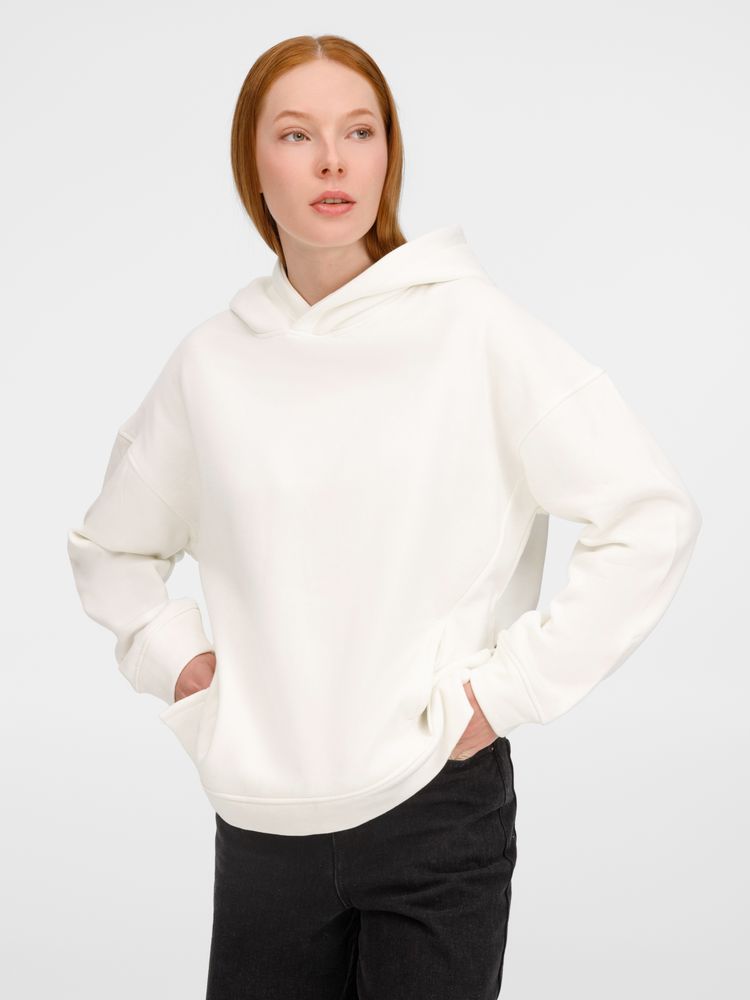 Худи оверсайз унисекс Tolla, молочное-3