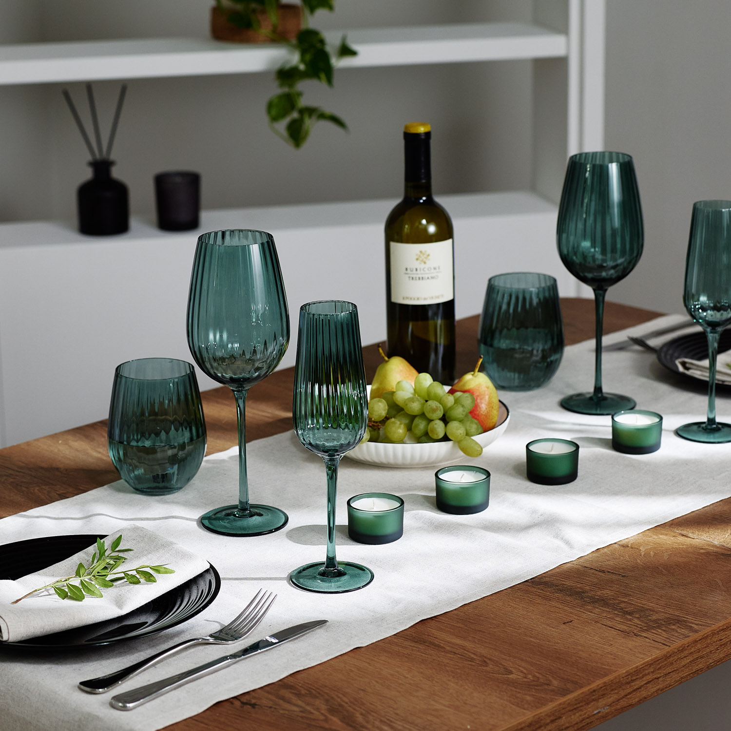 Стакан для воды Капри (Capri), зеленый-7