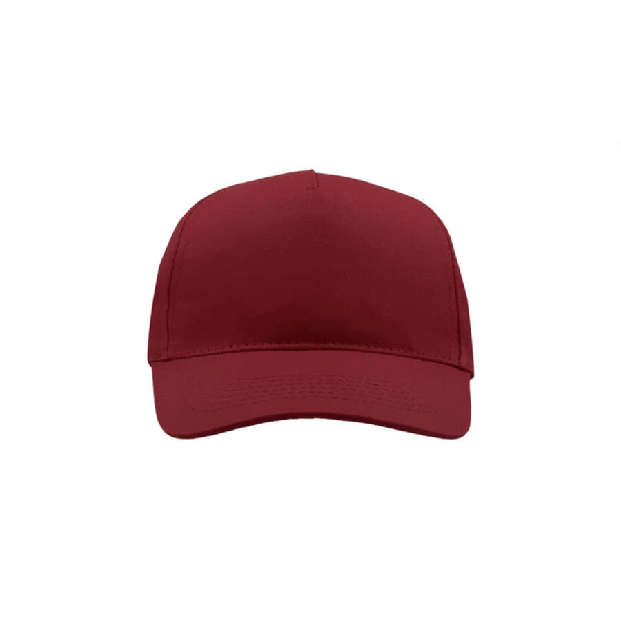 Бейсболка START FIVE, 5 клиньев, застежка на липучке, бордовый-4