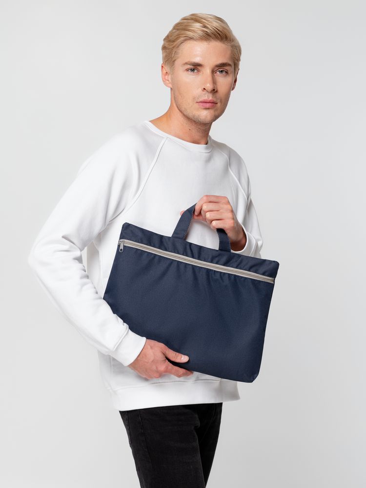 Сумка-папка Simple, темно-синяя-4