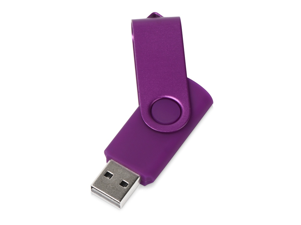 Флеш-карта USB 2.0 8 Gb Квебек Solid, фиолетовый-1