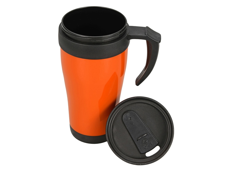 Кружка с термоизоляцией Silence 350мл, оранжевый-1