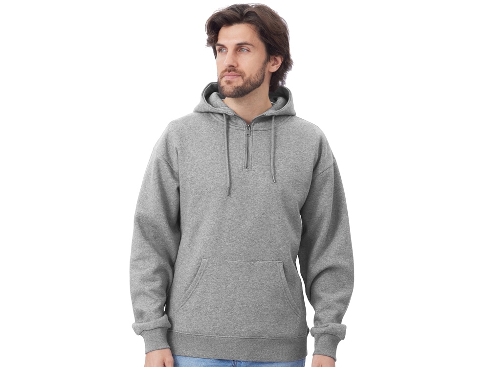 Худи Hamburg, серый меланж-4
