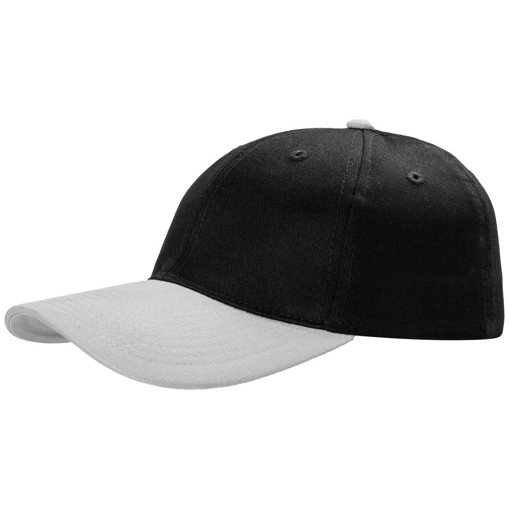 Бейсболка Ben Loyal, черная с серым-0