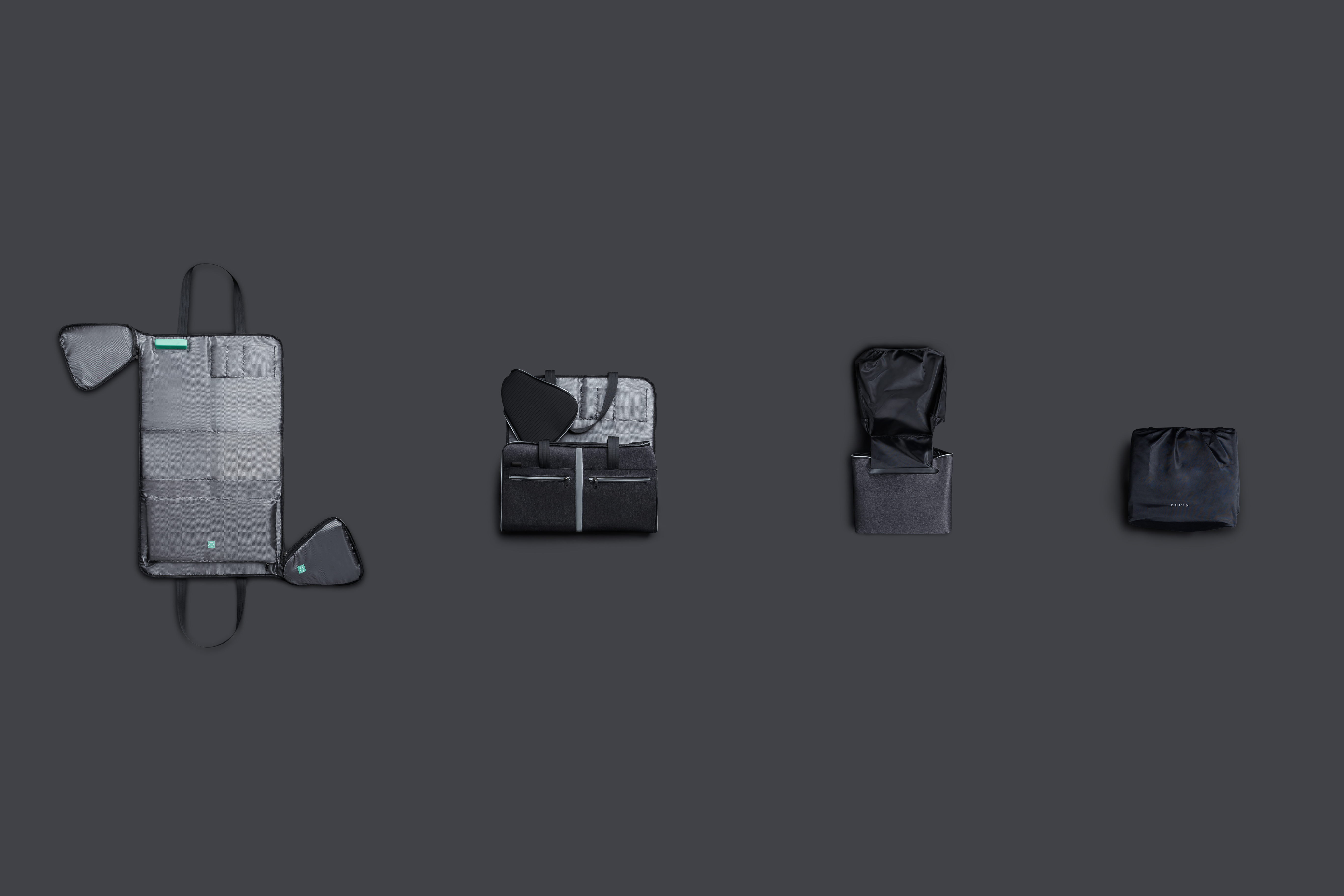 Спортивная сумка FlexPack Gym 49х26х23 см, темно-серая-26