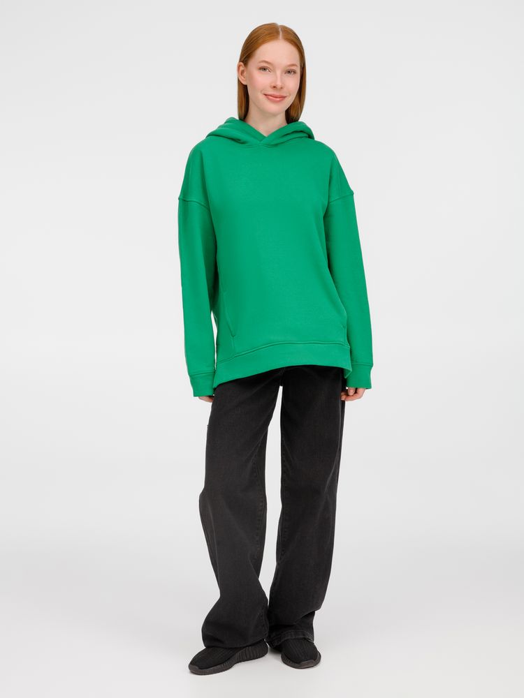 Худи оверсайз унисекс Tolla, зеленое-7