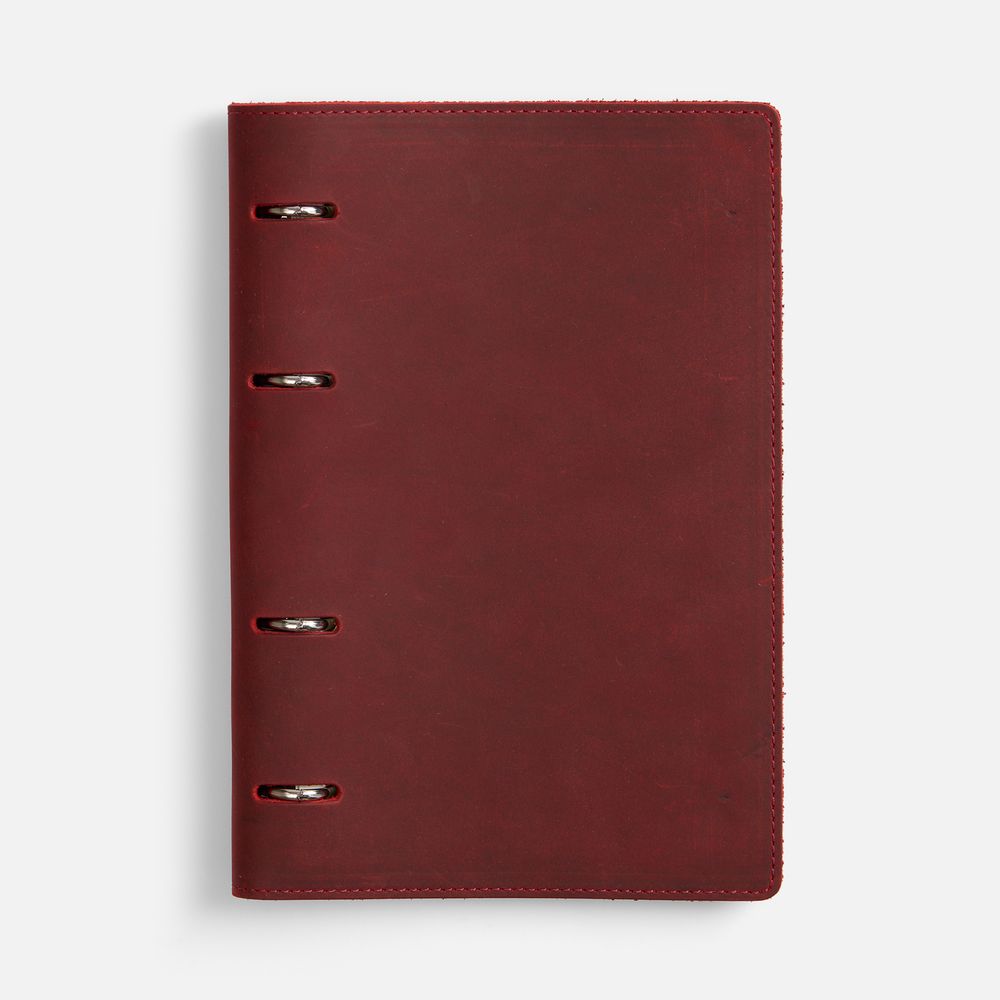 Ежедневник inStream, недатированный, красный-0