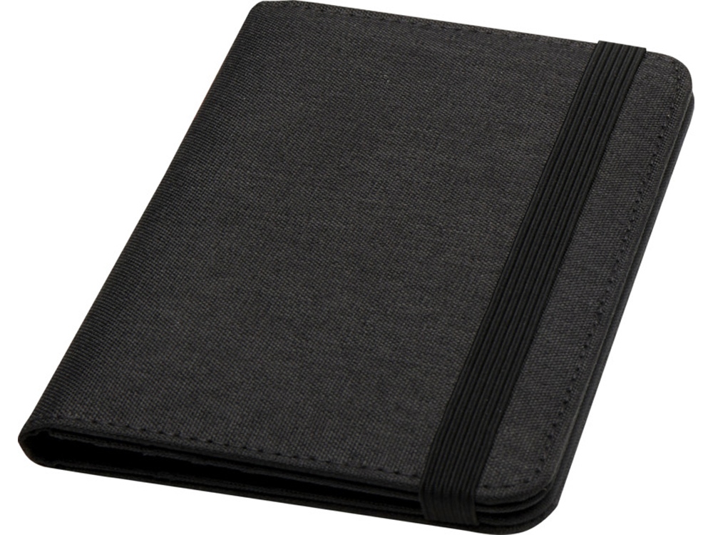 Ross Держатель паспорта с RFID-защитой из переработанного PET-пластика, сертифицированного согласно GRS - угольный-0