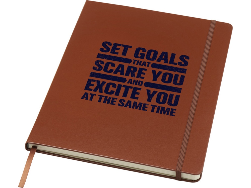 Классический деловой блокнот А4, коричневый-4