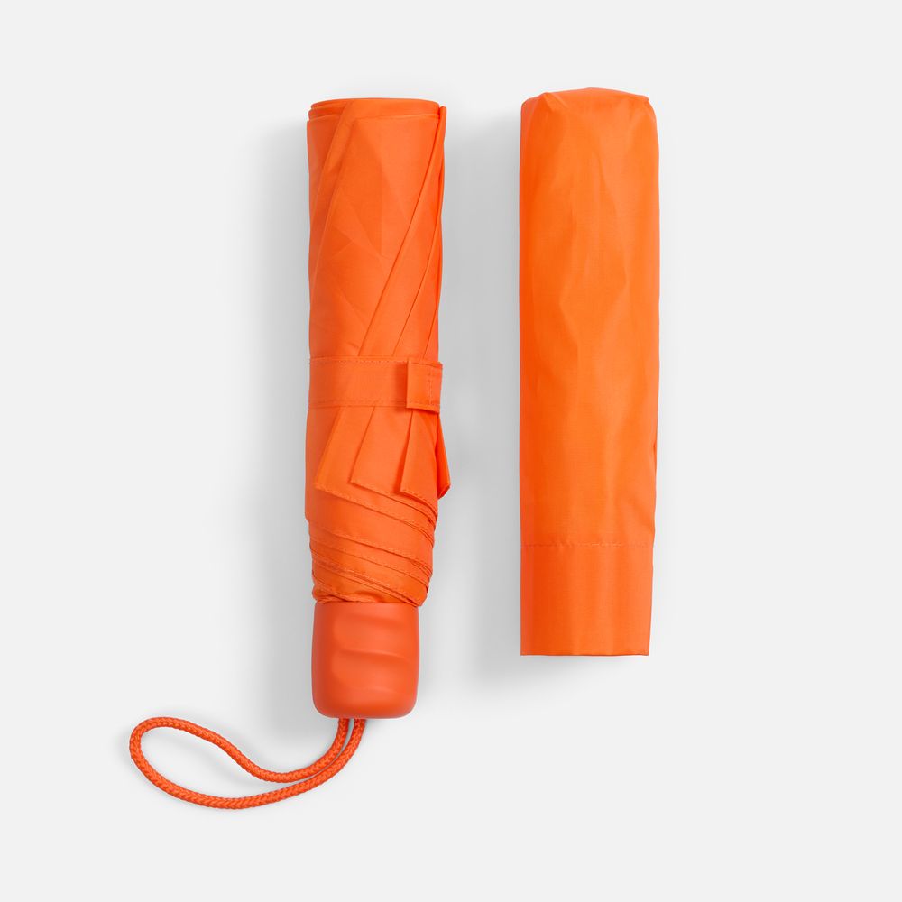Зонт складной Basic, ver.2, оранжевый-3