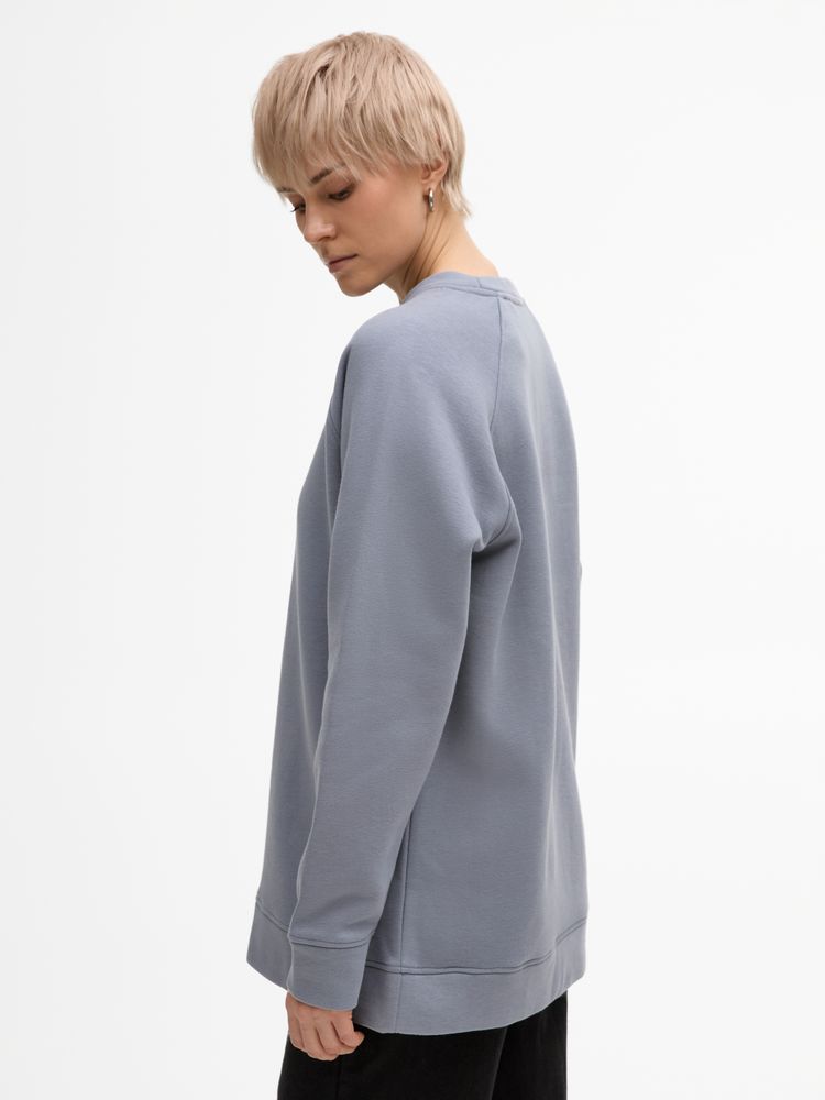 Свитшот унисекс S1, серый-3