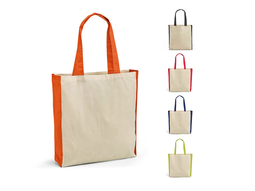 BAZAR. Сумка из 100% хлопка, Красный-2