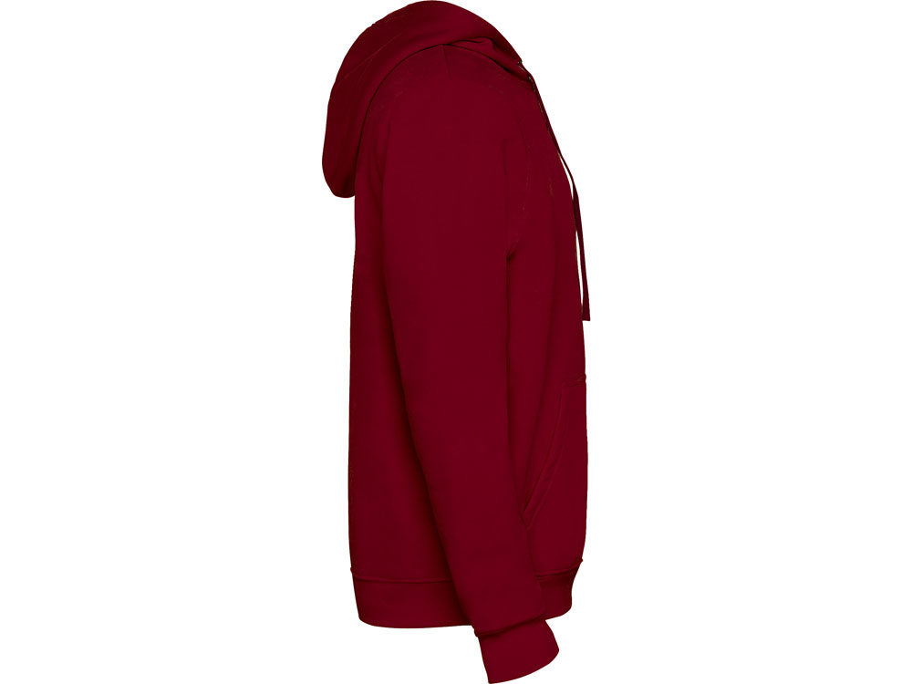 Толстовка с капюшоном Urban мужская, гранатовый/серый меланж-3