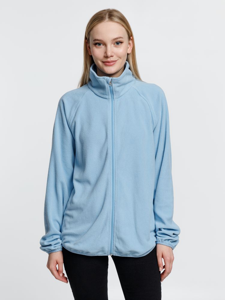 Куртка флисовая унисекс Fliska, голубая-4