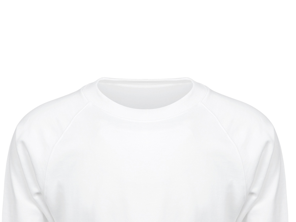 Свитшот оверсайз с рукавом реглан Belgrade, унисекс, белый-16