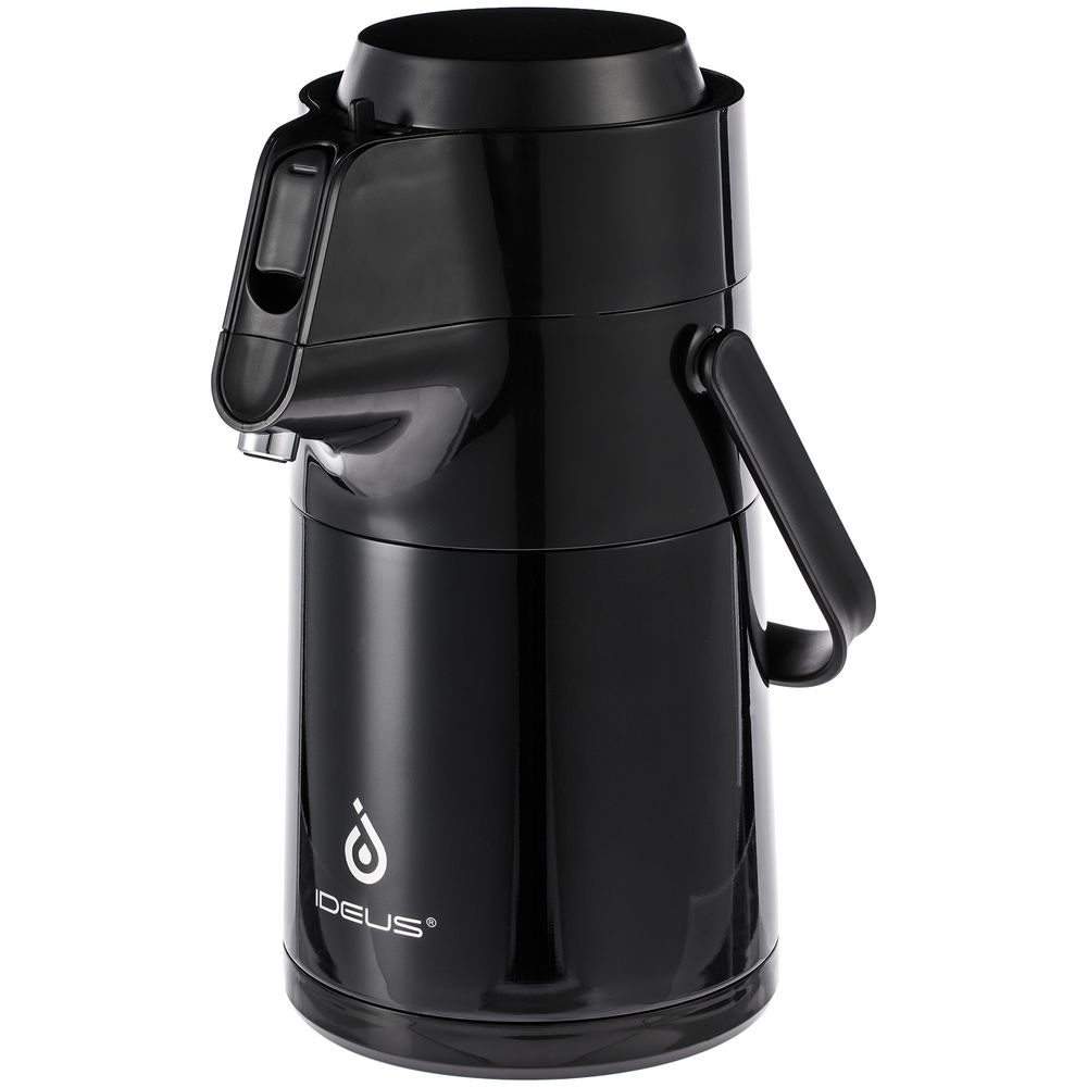 Термос с помпой Jiayi, черный-1