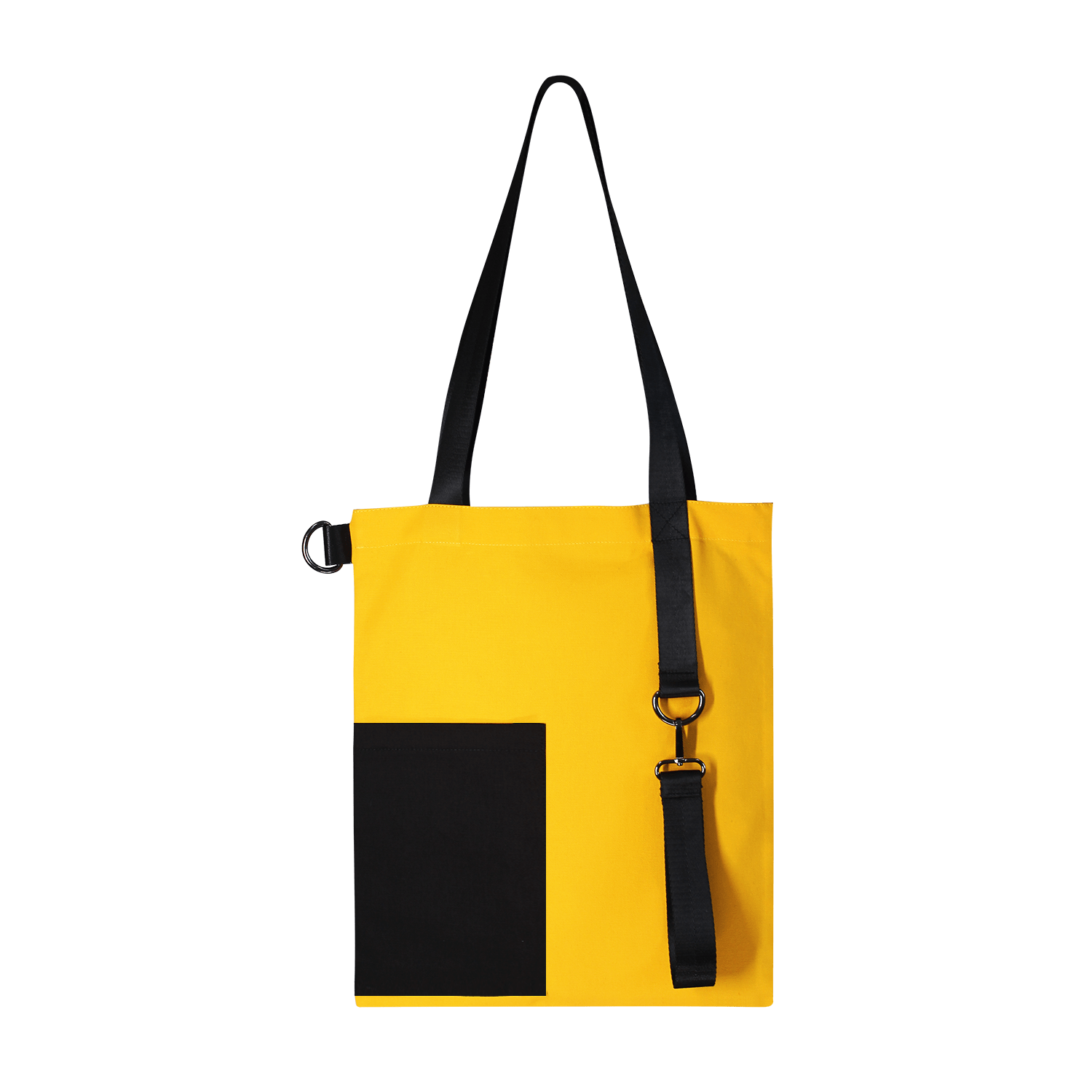 Шоппер Superbag Color (жёлтый с чёрным)-2