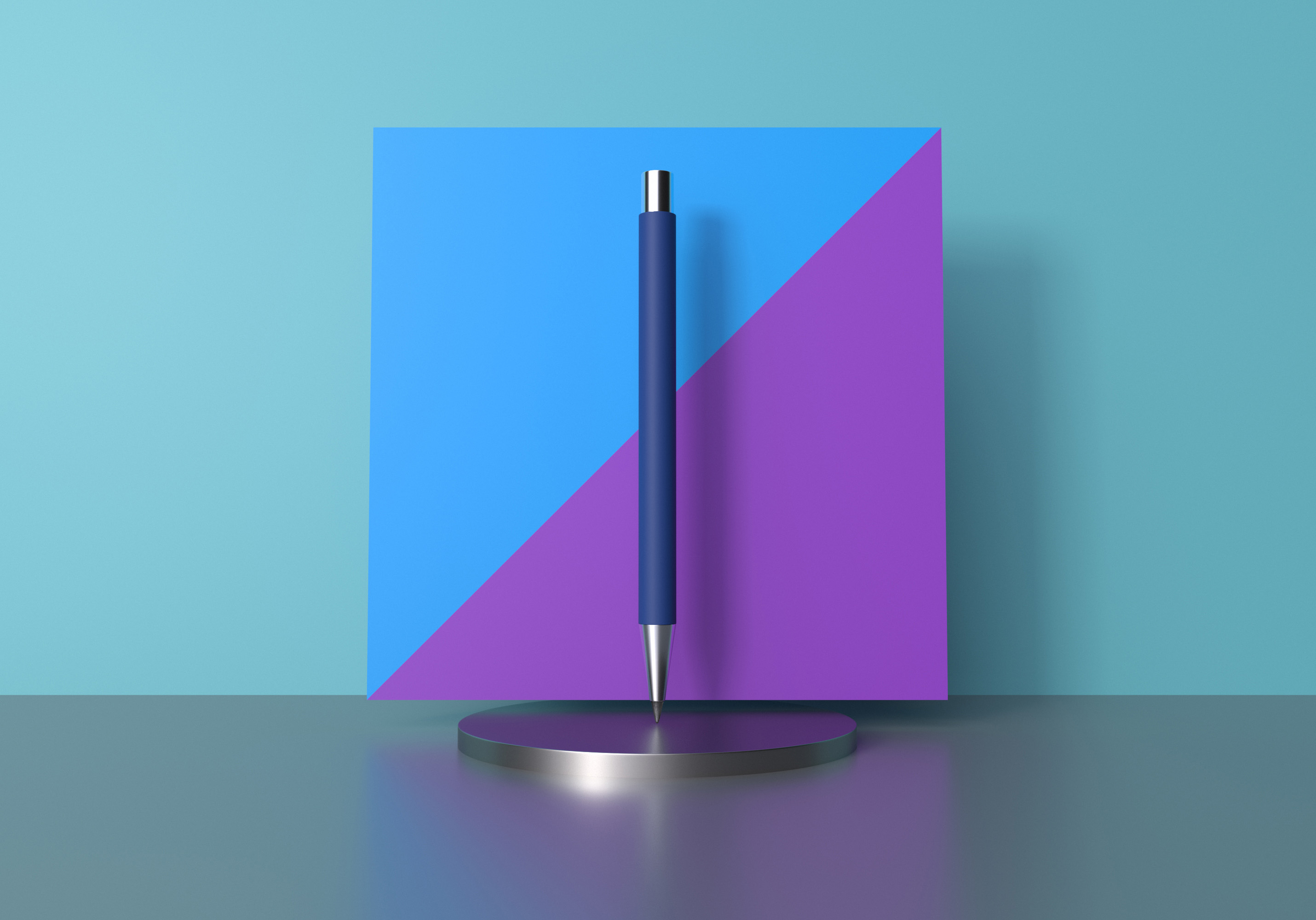 Карандаш "Aurora", покрытие soft touch-2