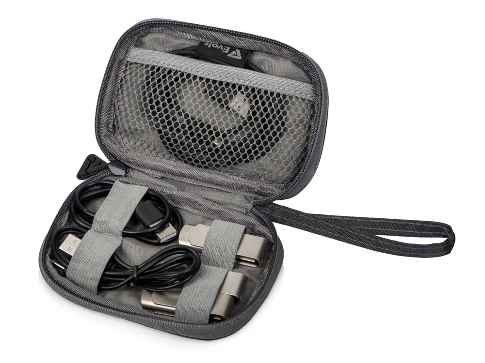 Органайзер для проводов Keep Organized S, темно-серый (140*100*25)-1