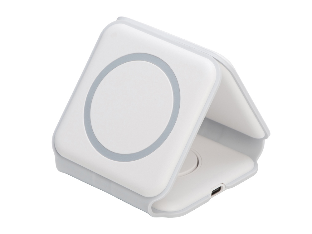 Беспроводное зарядное устройство 3-в-1 Road, 15 Вт, белый-2
