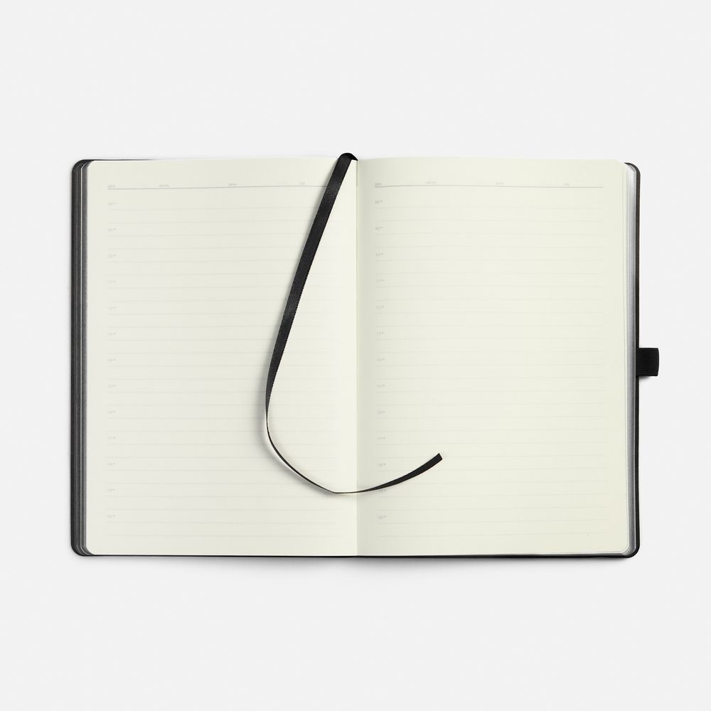 Ежедневник Peel Flex, недатированный, черный-4