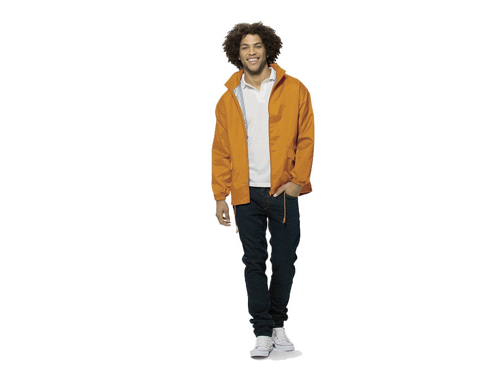 Ветровка Miami мужская с чехлом, оранжевый-6