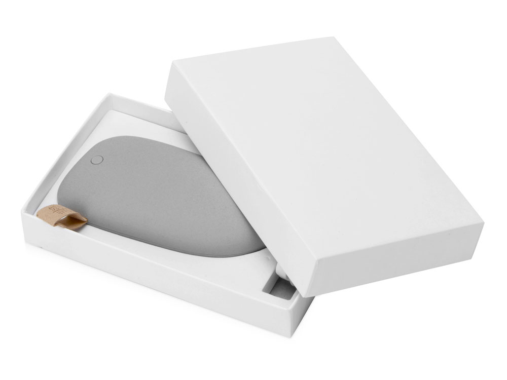 Внешний аккумулятор в форме камня Stone, 5200 mAh, серый-7