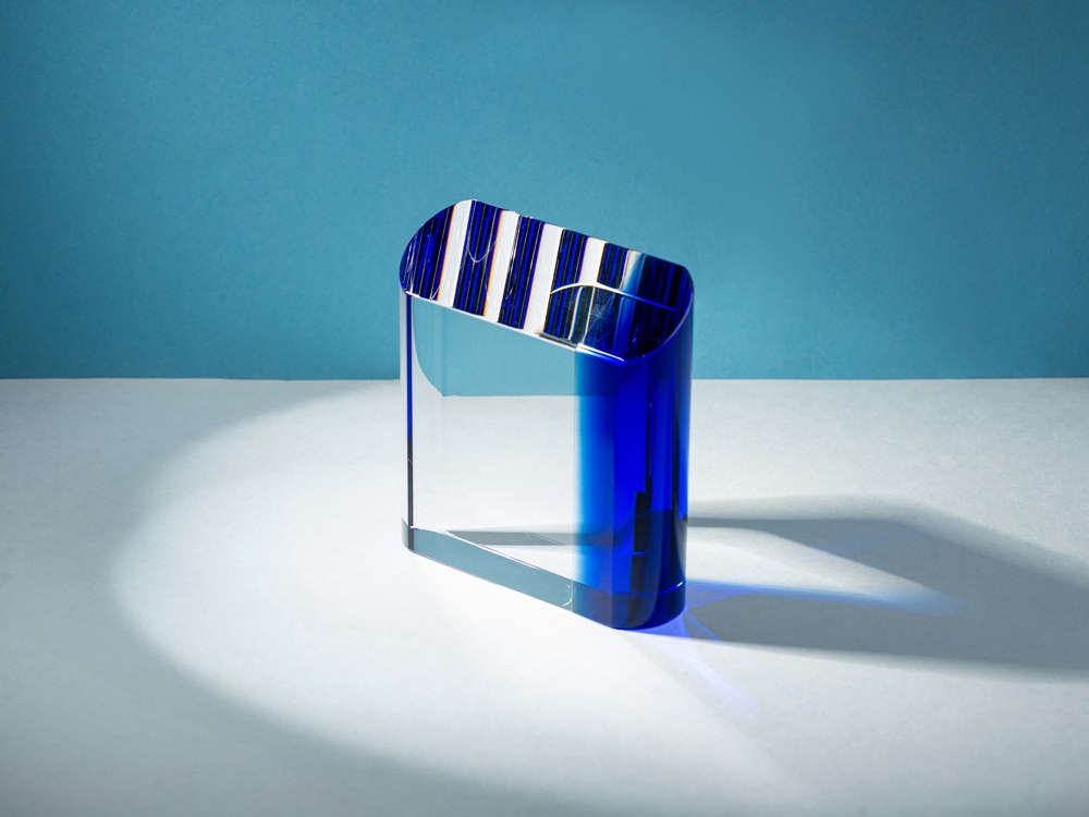 Награда 12x4x12,1 см Triumph, синяя-2