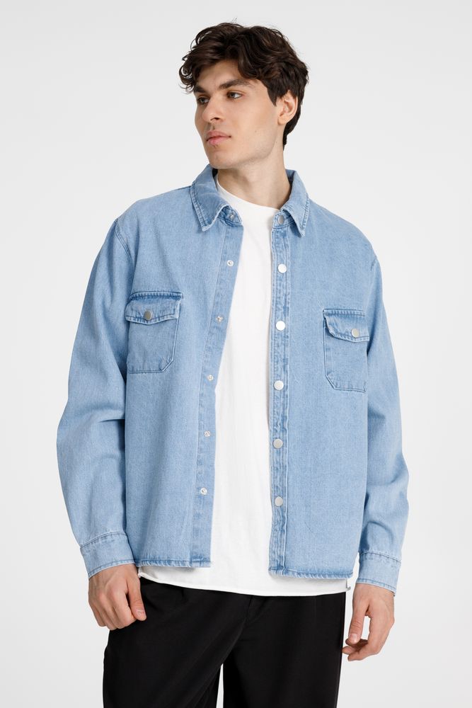 Куртка джинсовая O3, голубая-3