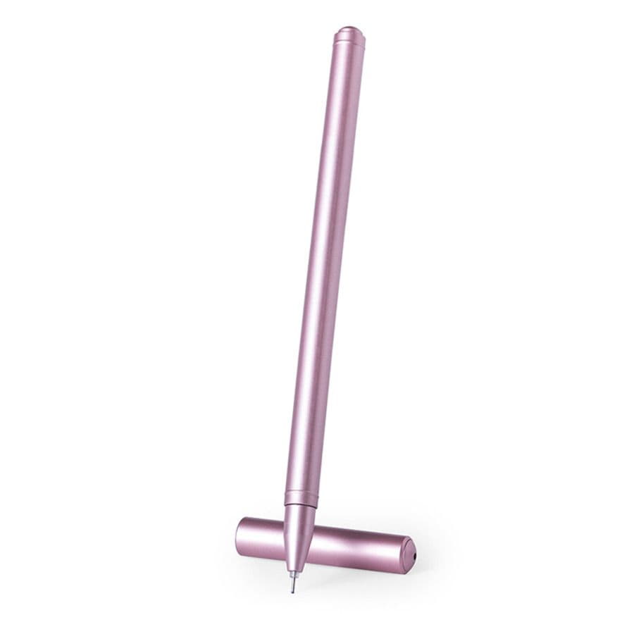 Ручка гелевая DELRAY с колпачком, золотой, пластик, золотистый-2