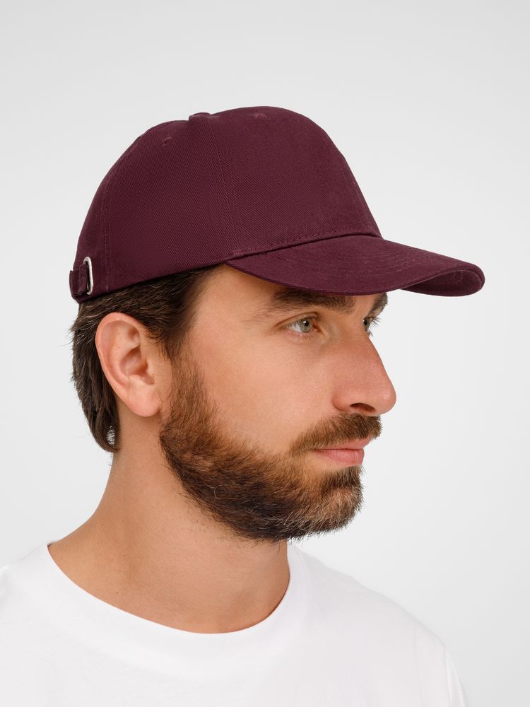 Бейсболка Buffalo, бордовая-3