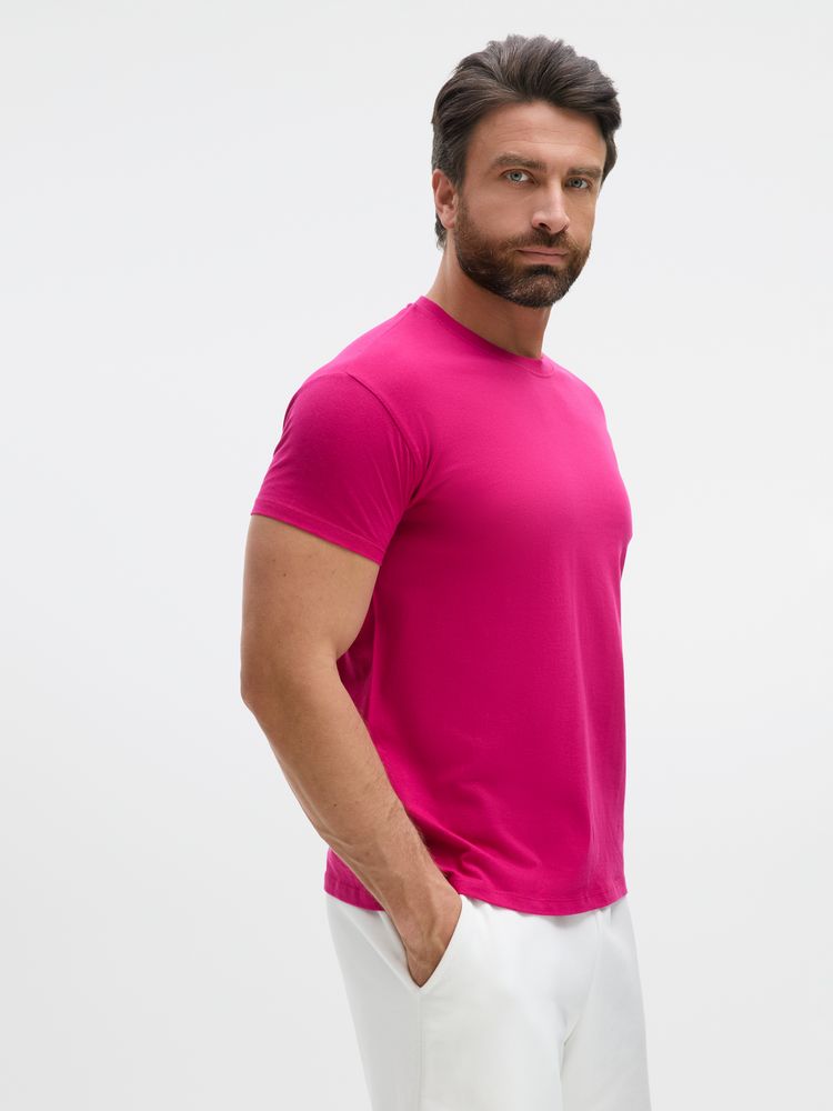 Футболка Imperial 190, ярко-розовая (фуксия)-4