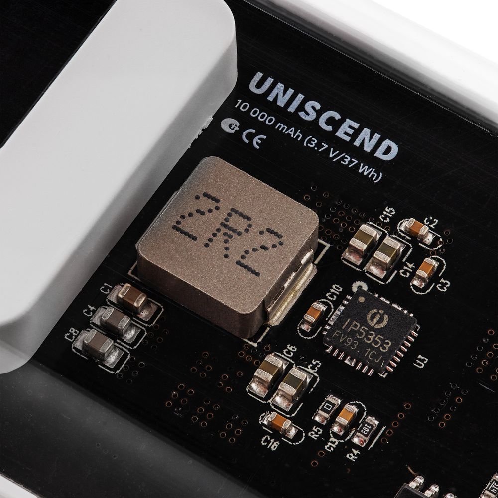 Аккумулятор с быстрой зарядкой Trellis Geek 10000 мАч, белый-5