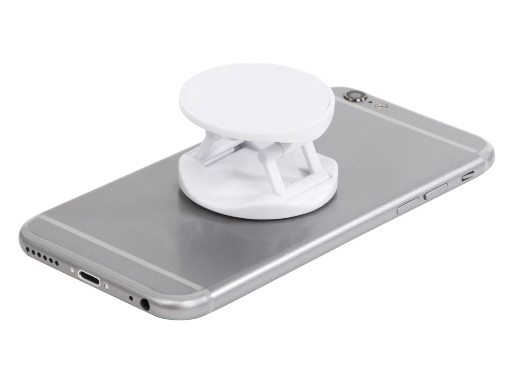 Держатель для телефона с отверстием для пальца Pop Flex, белый-8