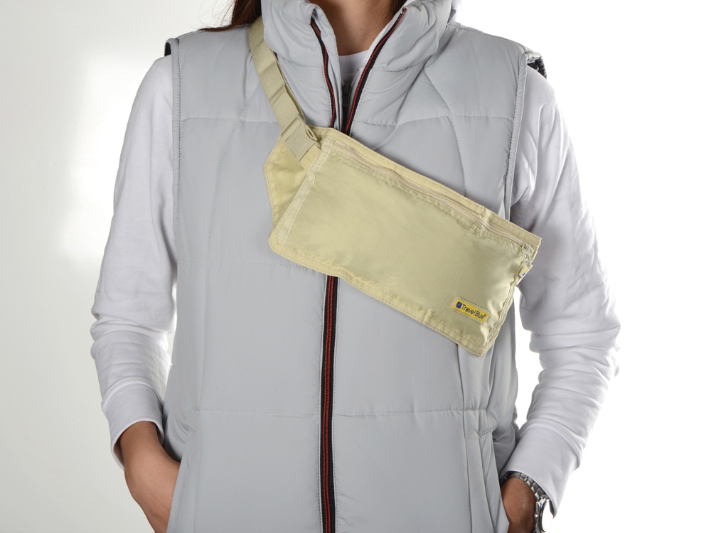 Сумка-кошелек на пояс Travel Blue Money Belt RFID, бежевый-6