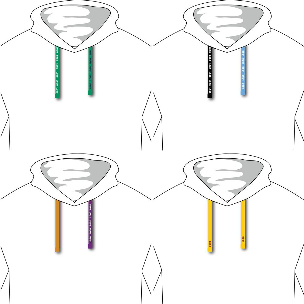 Вязаный шнурок в капюшон на заказ Tape-1