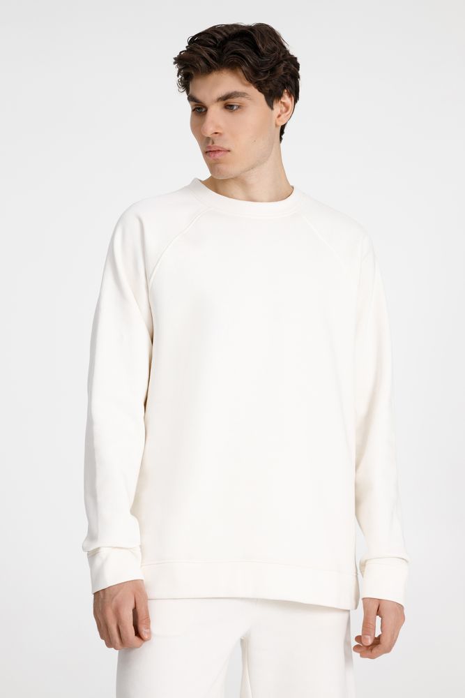 Свитшот унисекс S1, молочно-белый-1