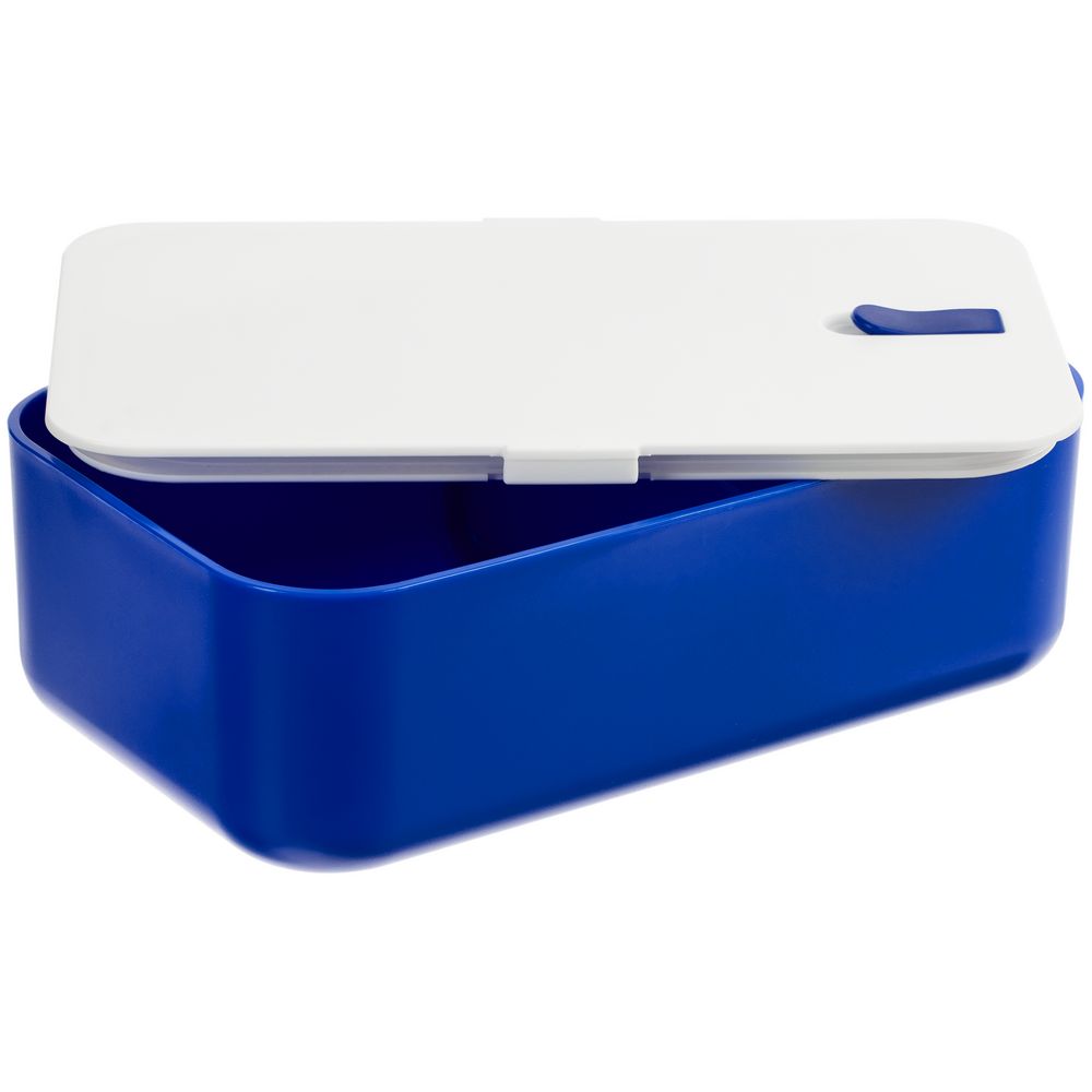 Ланчбокс Lunch Hour, белый с синим-2