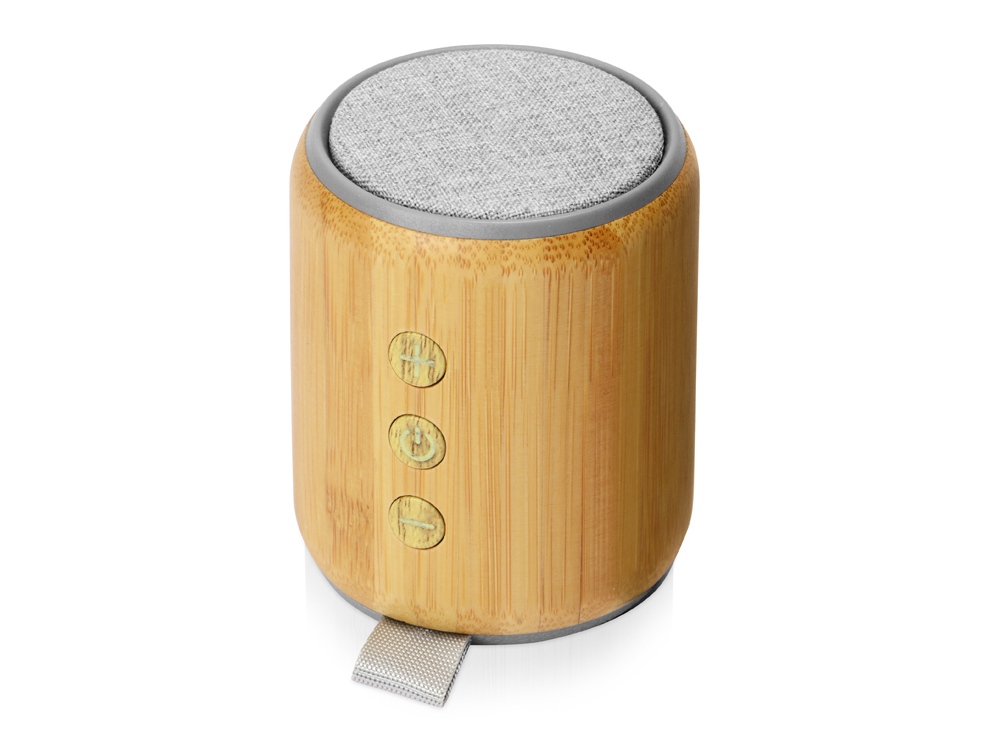 Портативная колонка из бамбука Bongo, натуральный-1