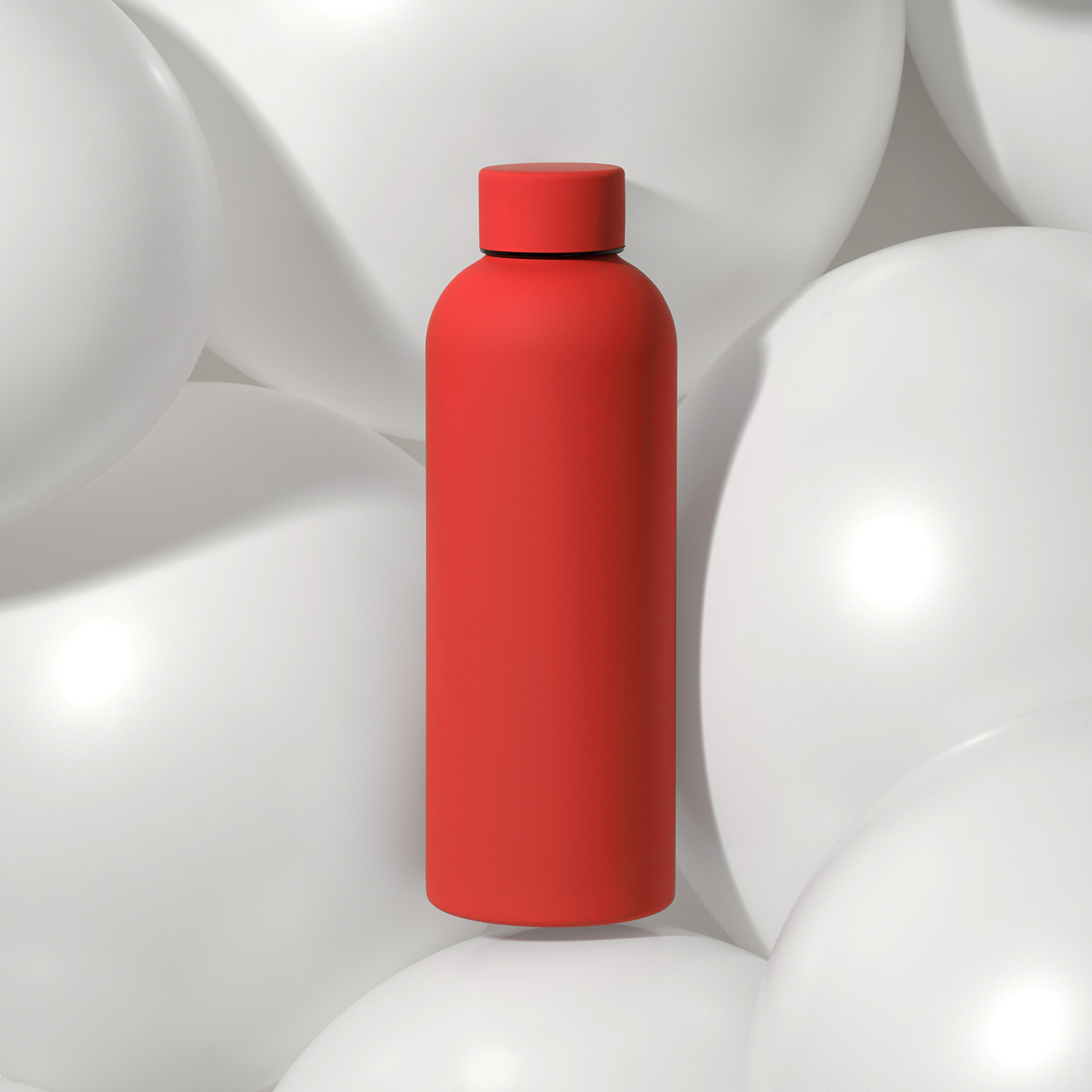 Термобутылка вакуумная герметичная Прима, красная-11