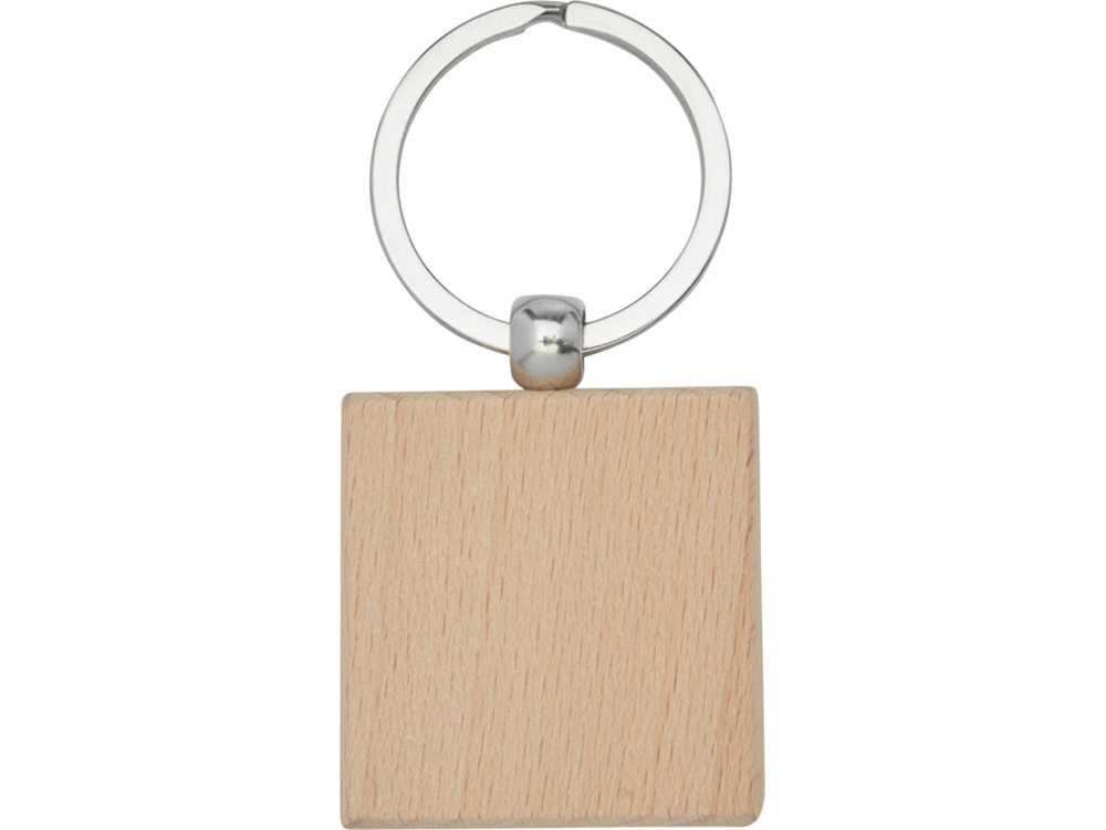 Квадратный брелок Gioia из бука, дерево-1