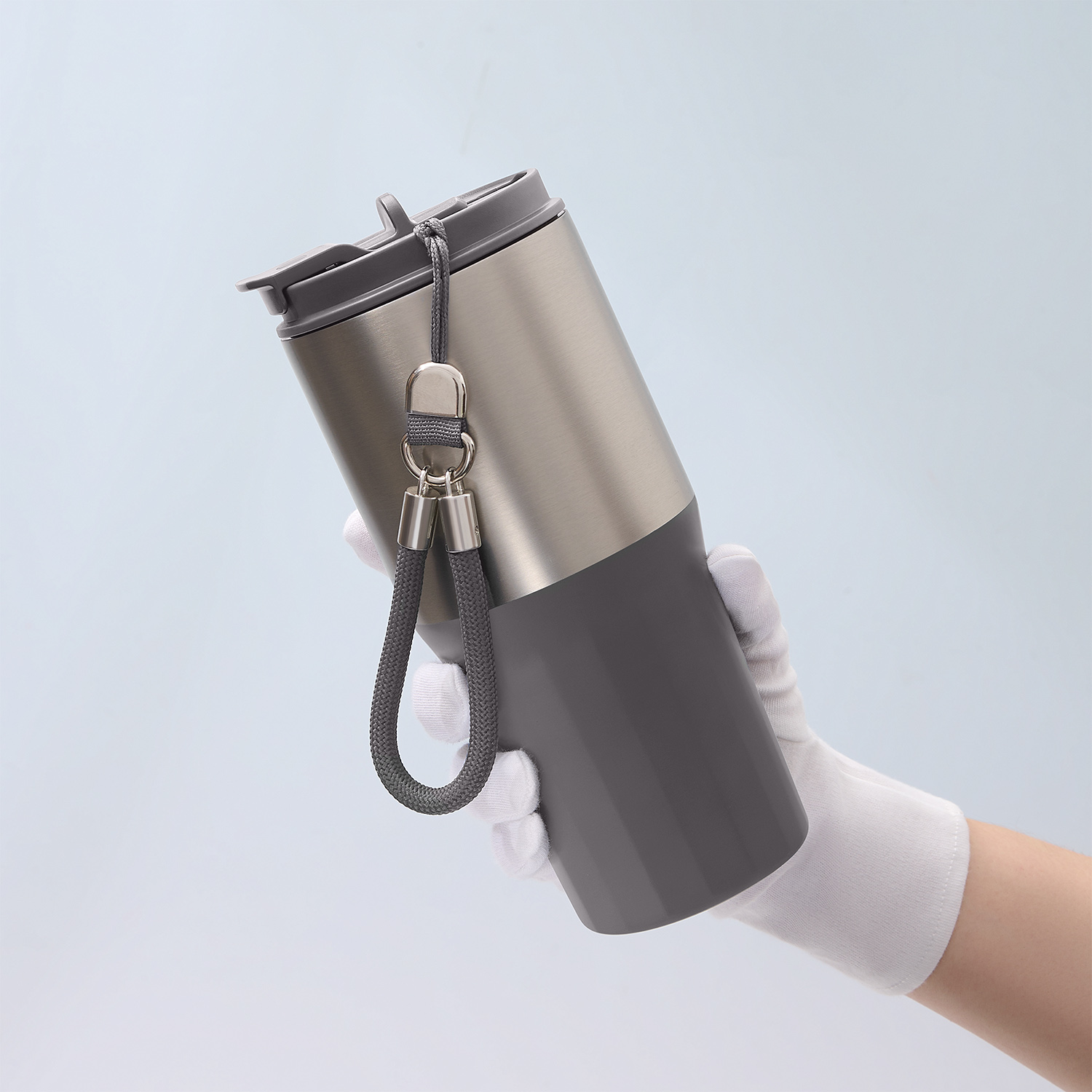 Термокружка вакуумная Авеню (Avenue), серая-7