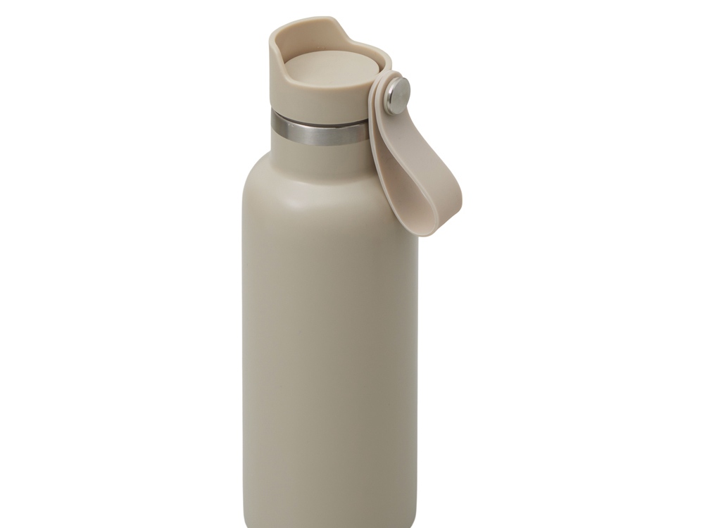 Вакуумная термобутылка Pelican, 500 мл, бежевый-6