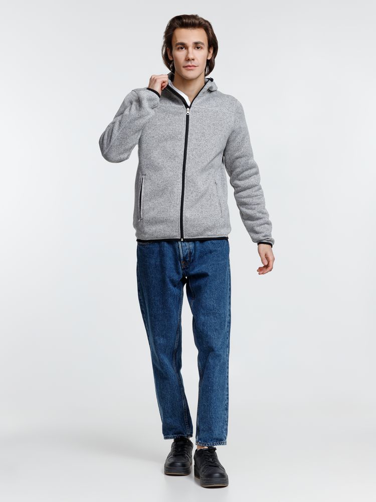 Куртка с капюшоном унисекс Gotland, серая-6