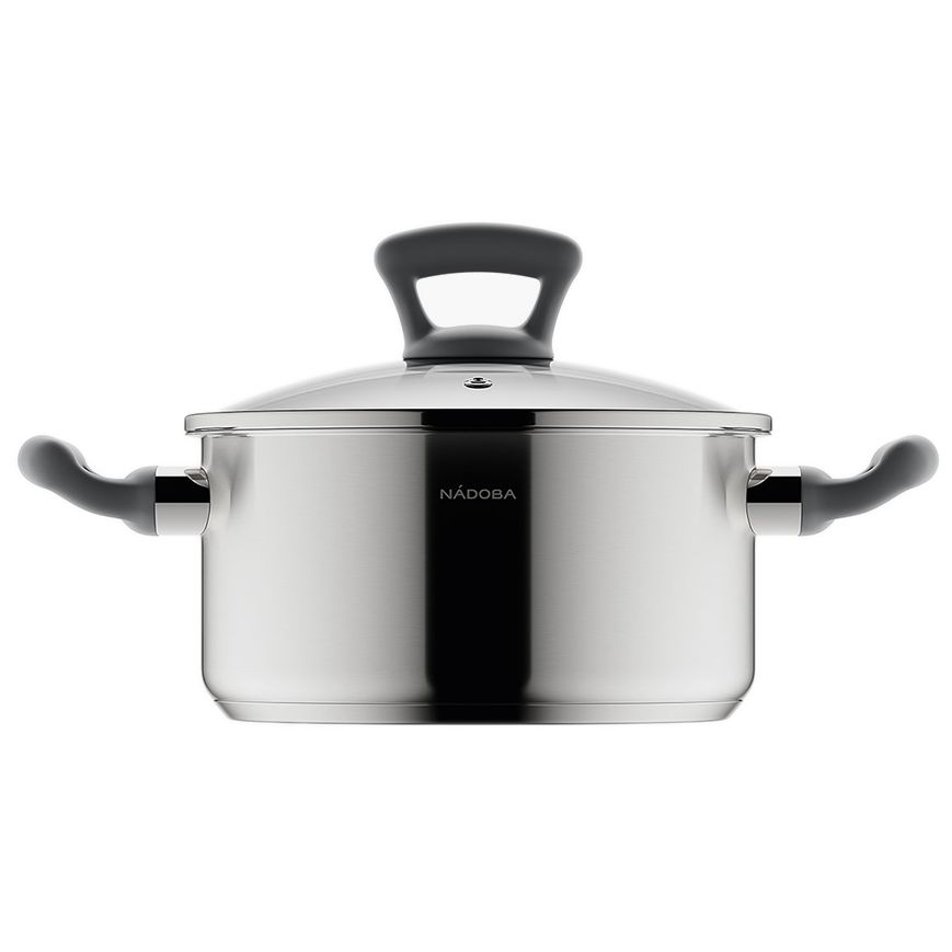 Кастрюля со стеклянной крышкой Vikki-0