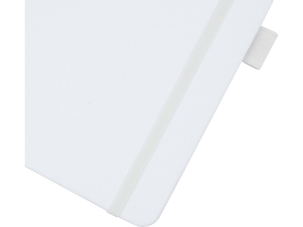 Блокнот Honua форматом A5 из переработанной бумаги с обложкой из переработанного ПЭТ, белый-5