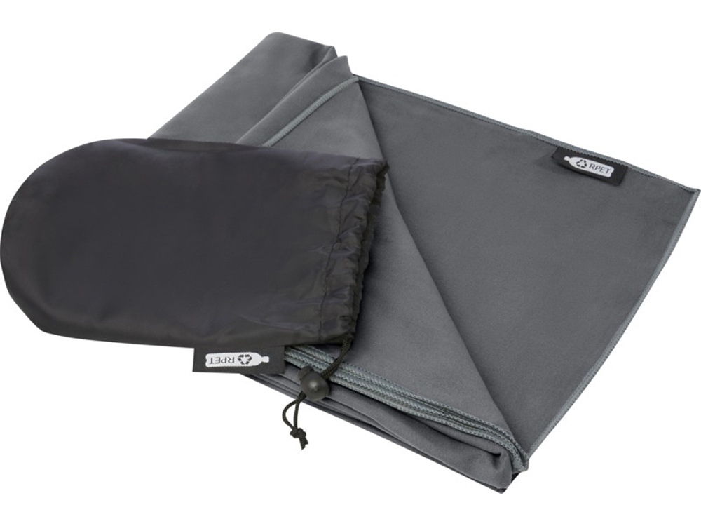 Pieter сверхлегкое быстросохнущее полотенце из переработанного РЕТ-пластика, серый-0