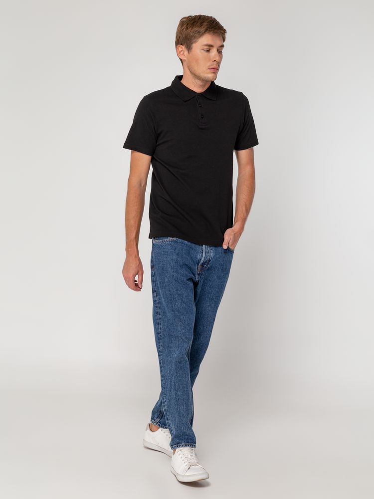 Рубашка поло мужская Virma Light, черная-4