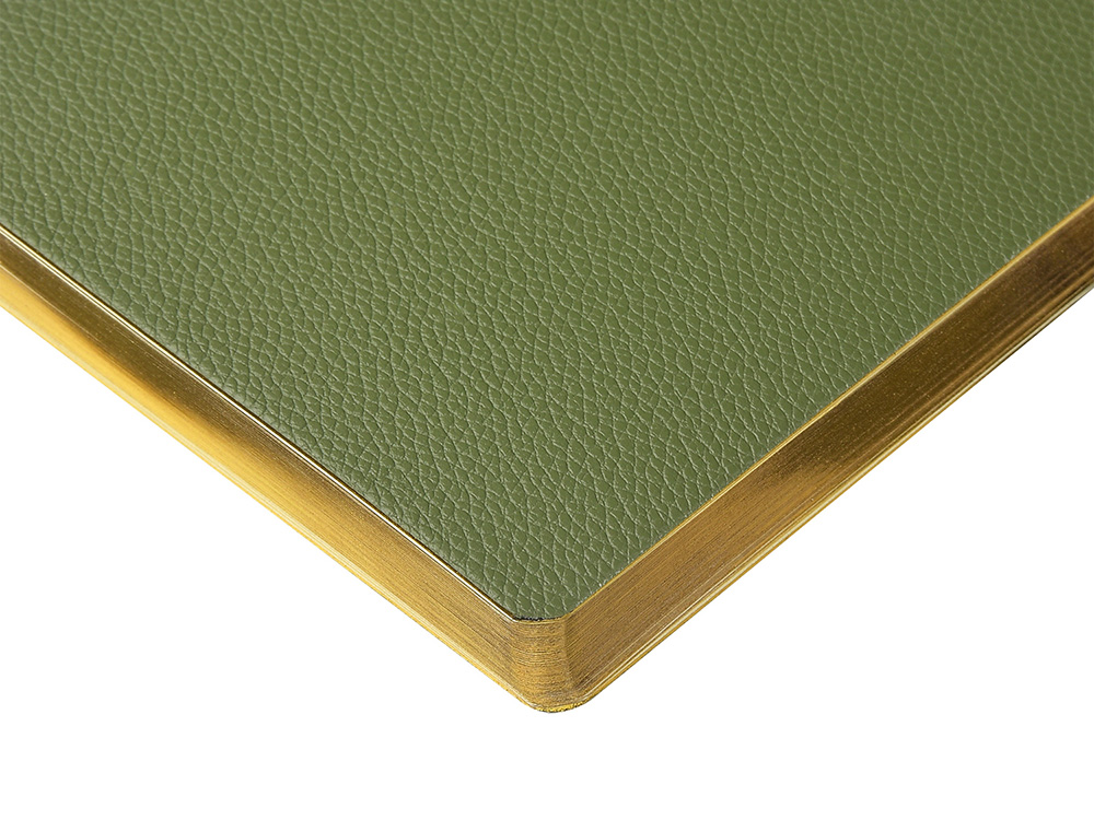 Ежедневник недатированный А5 Verde с нашивкой, зеленый-4