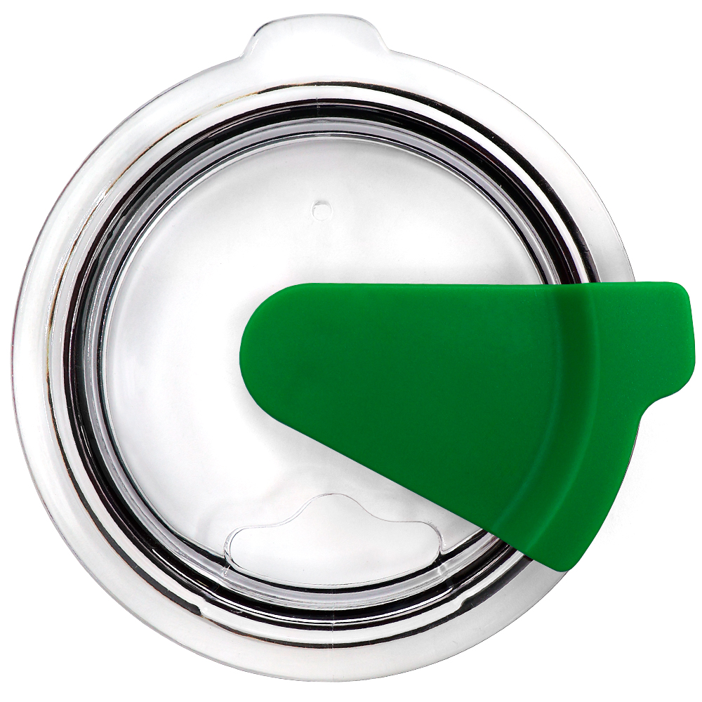 Кружка с крышкой Velvet Duo, Красный/Зеленый-2